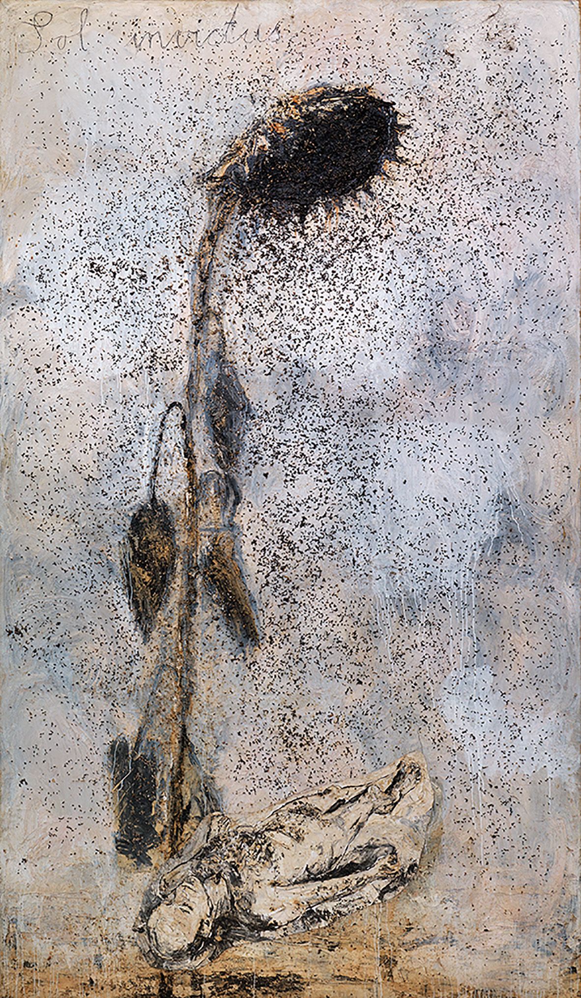 Afbeelding van het schilderij 'Sol Invictus' gemaakt door Anselm Kiefer in 1995.